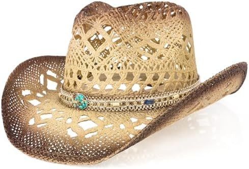 Cowboy Hat,Cowgirl Hat,Cowboy Hats for Women/Mens Yellow | Amazon (US)
