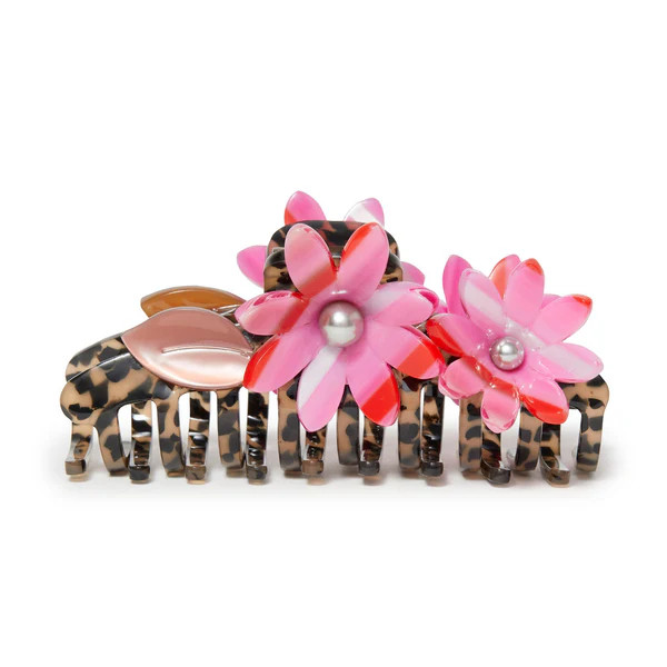 CHEETAH PETUNIA CLAW CLIP | LELE SADOUGHI