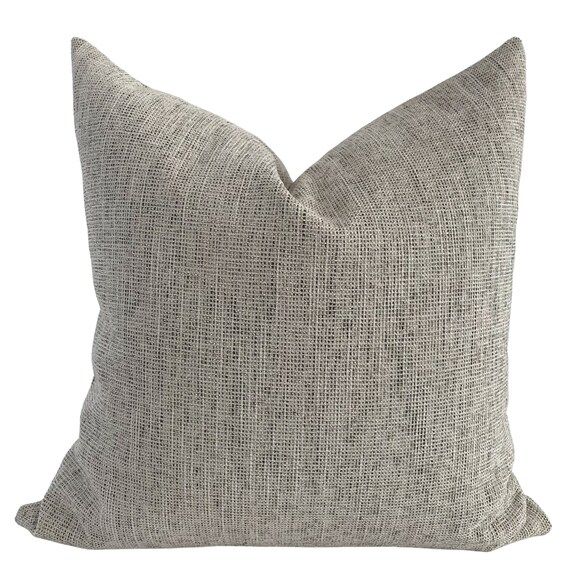 Mere Gray  Gray Pillow Cover Solid Gray Pillow Cover - Etsy | Etsy (US)