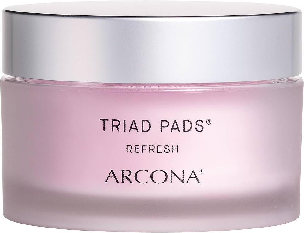 ARCONA Triad Pads - Cranberry and Rice Toner, Cold Processed, Hydrating, Brightening, Cleansing, ... | Amazon (US)