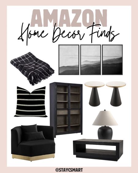 Black and white modern home decor finds from amazon, amazon home favorites 

#LTKHome