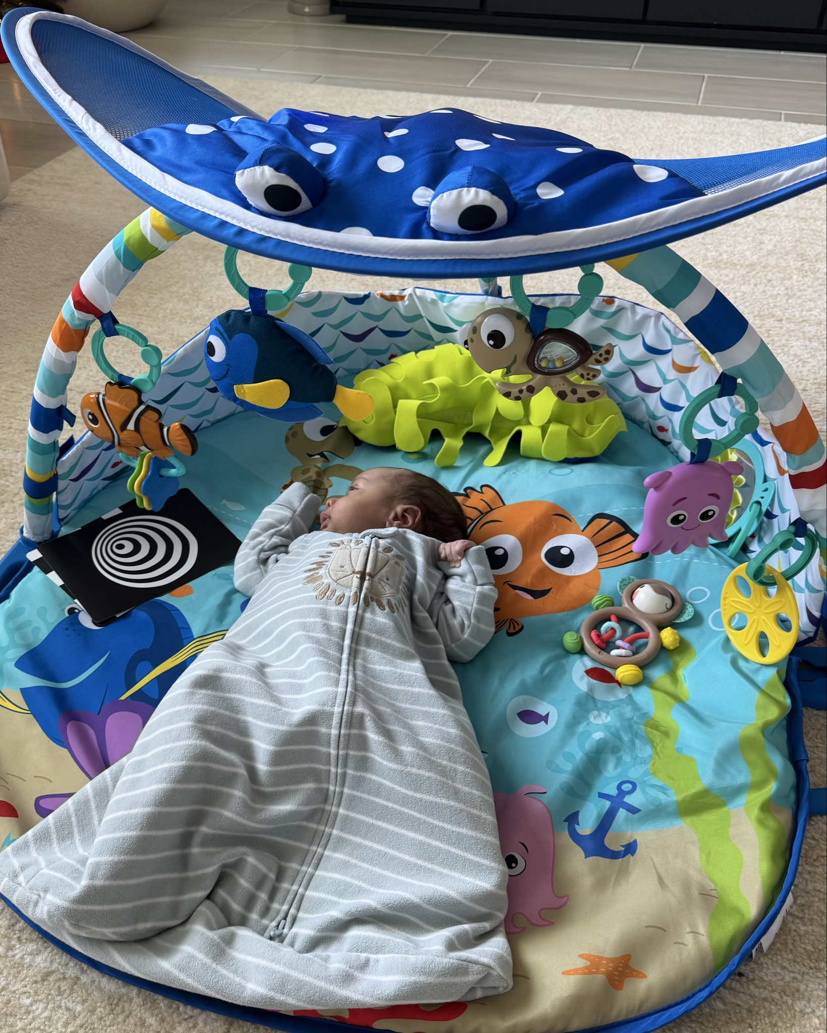 Koas play mat for tummy
time 🤍🐠🌊✨ 

#LTKBaby #LTKGiftGuide #LTKFamily