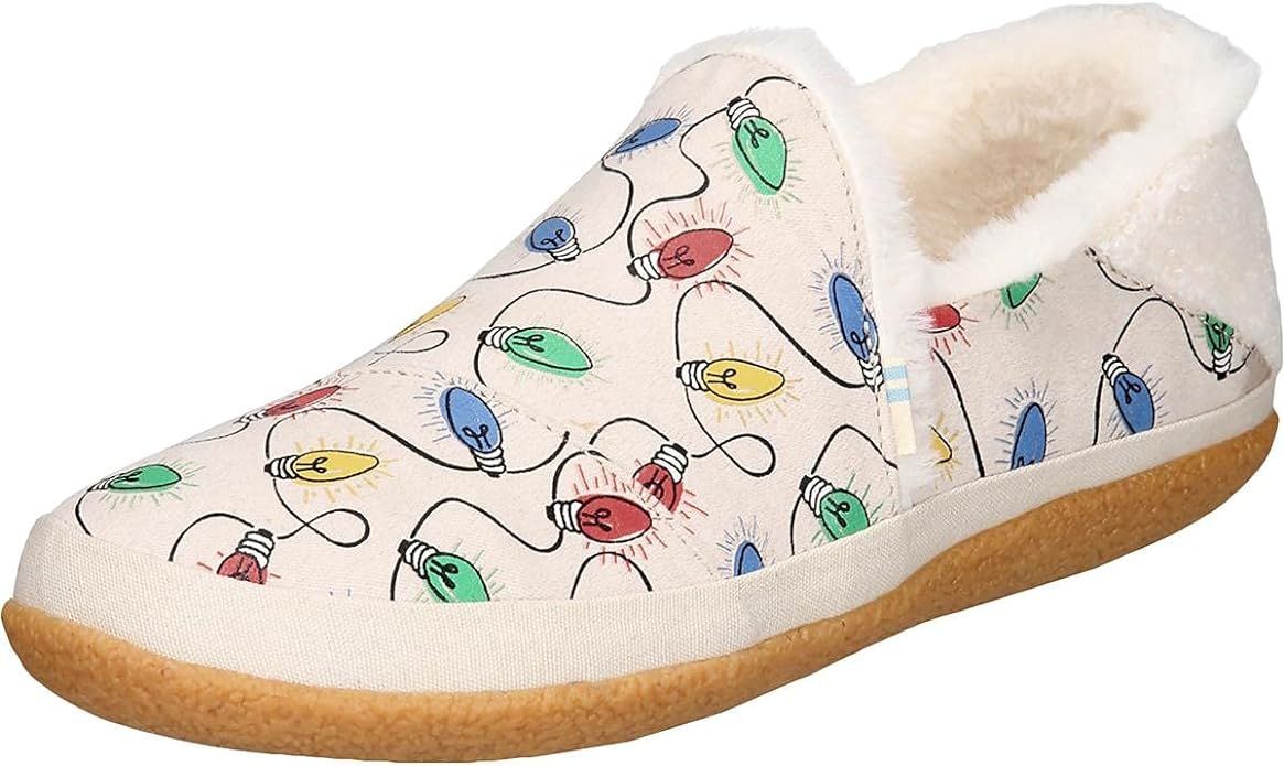 TOMS Womens India Polyester Faux Fur Slip-On Slippers | Amazon (US)