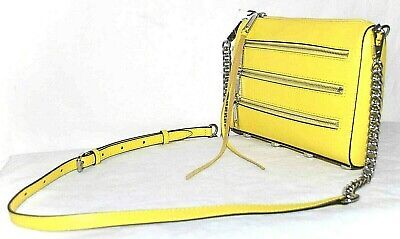 Rebecca Minkoff Mini 5 Zip Leather Crossbody Bag $198  | eBay | eBay AU