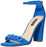 Nine West Women's Mindful Heeled Sandal, Medium Blue Suede, 7.5 | Amazon (US)