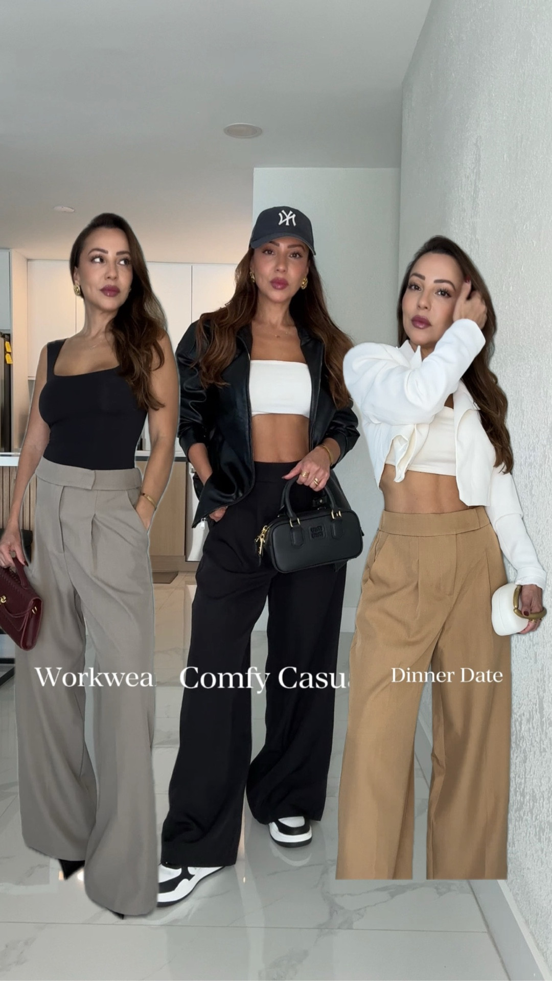 Styling trousers 3 ways ✨

#LTKSaleAlert #LTKStyleTip