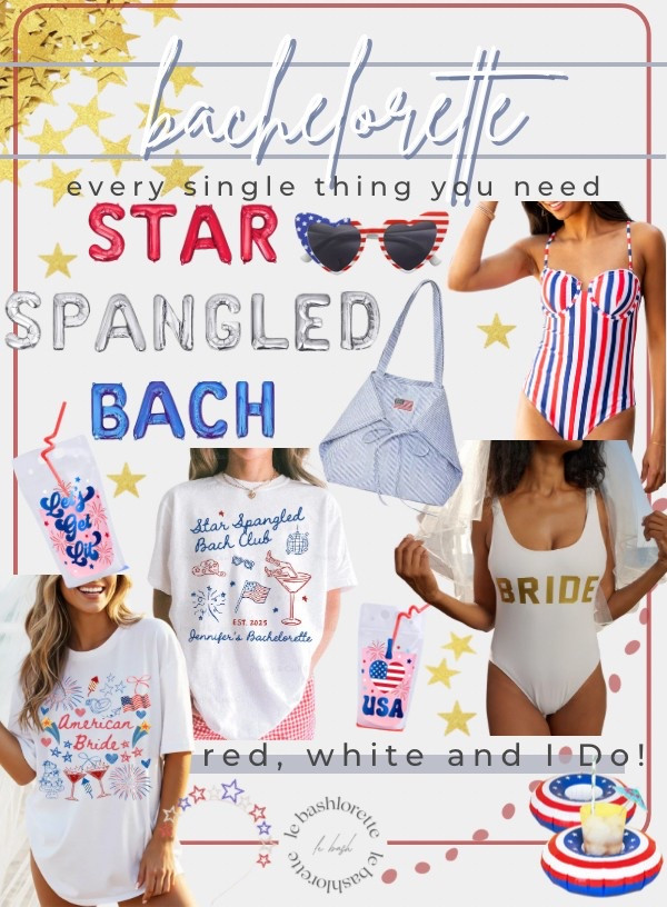 Bachelorette Party: Red, White and I Do! 🇺🇸✨👰🏻‍♀️🤍📣💦

#lebash
#lebashlorette
#redwhiteandido

#LTKParties #LTKSummerEdit #LTKWedding