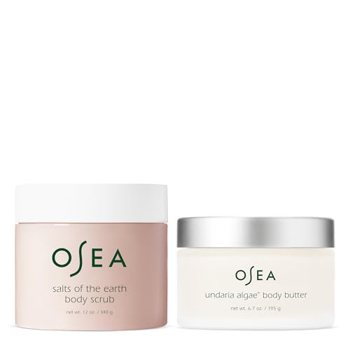 OSEA Mega Glow Duo - Salt of the Earth Body Scrub & Undaria Algae Body Butter | Amazon (US)