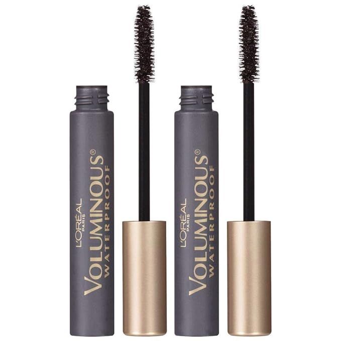 L’Oreal Paris Makeup Voluminous Original Volume Building Mascara, Blackest Black, 2 Count | Amazon (US)