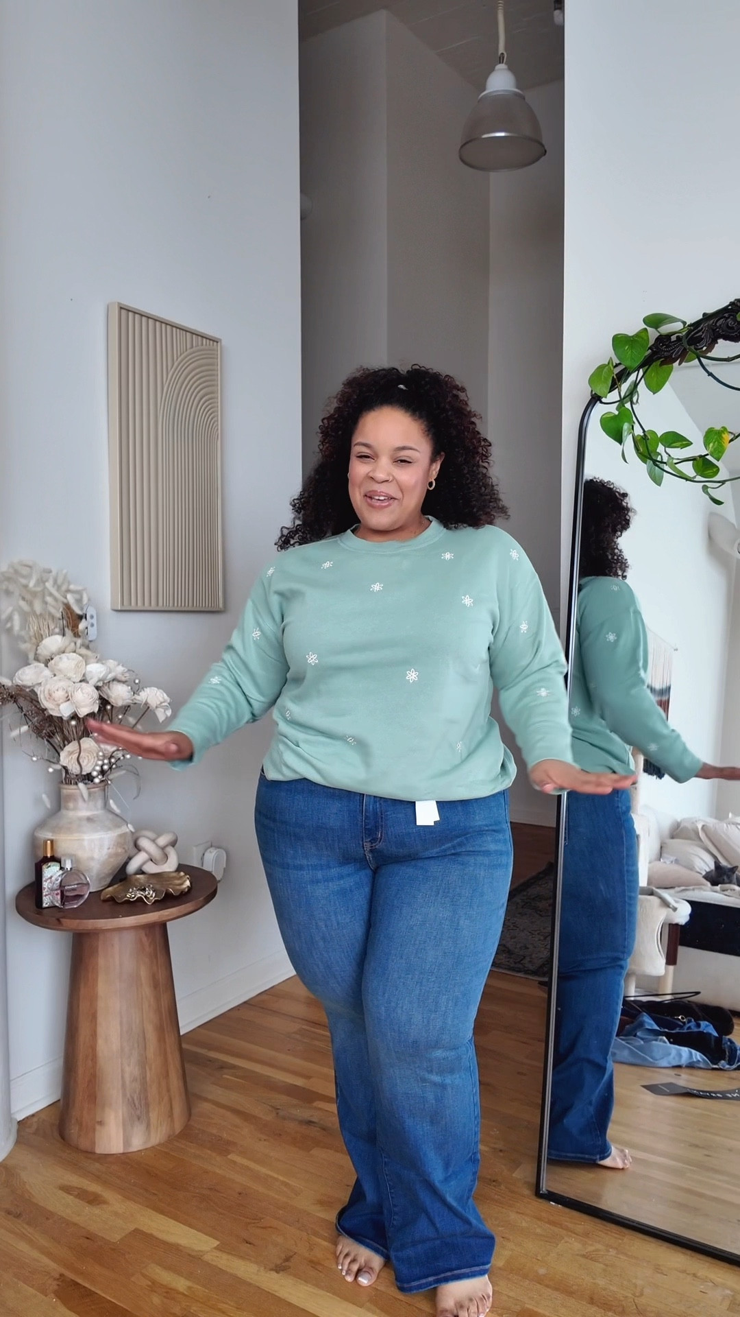 This cozy outfit is giving everyday. I love comfortable jeans and a comfortable top! What more can a girl ask for? Quality everyday clothing is where it’s at. I’ll link them if you wanna shop! @Lane Bryant #giftedbylanebryant #curves #plussize #outfitoftheday #outfitinspo

#LTKootd #LTKgrwm #LTKPlusSize