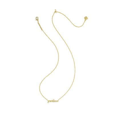 Kendra Scott Yeehaw Pendant Necklace - Gold/White One Size | Target