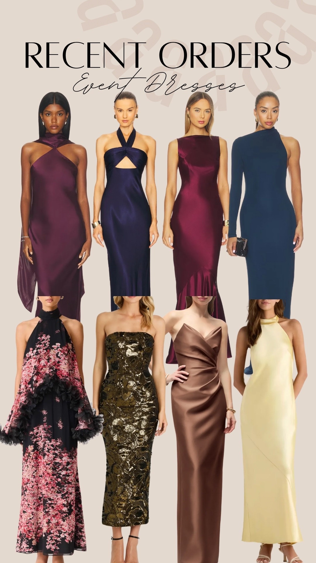 All of the event dresses I ordered! Perfect for any upcoming weddings!

#LTKNYFW #LTKootd #LTKSeasonal