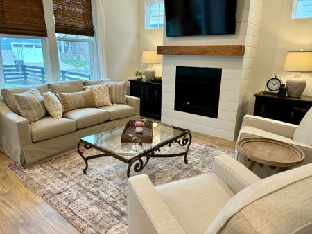 Living Room, Coastal Grandma Home, Cozy Living Room, Living Room Update, recliners, reclining chairs, living room update, wooden mantle, spring living room, spring pillows, slipcover couch, navy sideboards, living room lamps

#LTKhome #LTKstyletip #LTKfamily