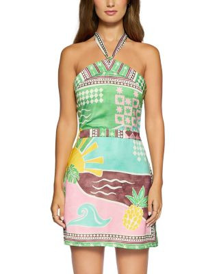 Lost and Waner Isla Spell Halter Mini Dress | Bloomingdale's (US)
