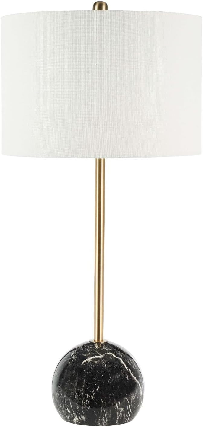 SAFAVIEH Lighting Collection Kyrene Contemporary Gold/Black Marble 32-inch Table Lamp (LED Bulb I... | Amazon (US)