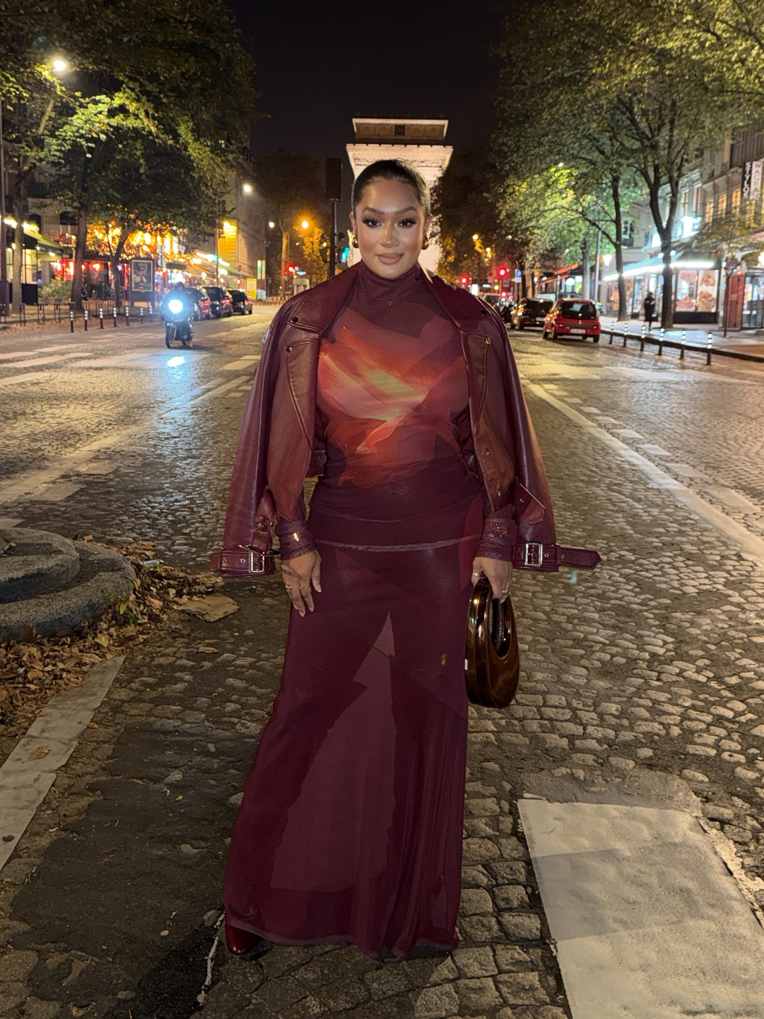 Parisian nights. Burgundy is hot this season!! 

#LTKStyleTip #LTKSeasonal #LTKHoliday