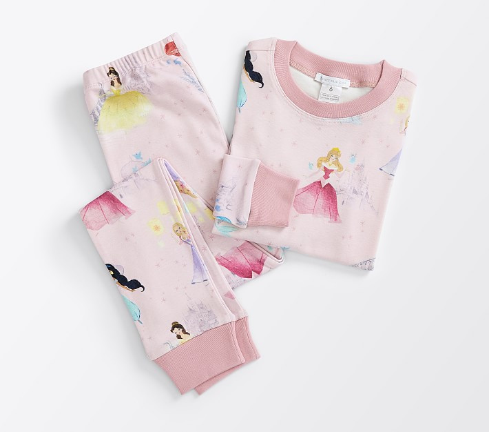 Disney Princess Castles Organic Pajama Set | Pottery Barn Kids