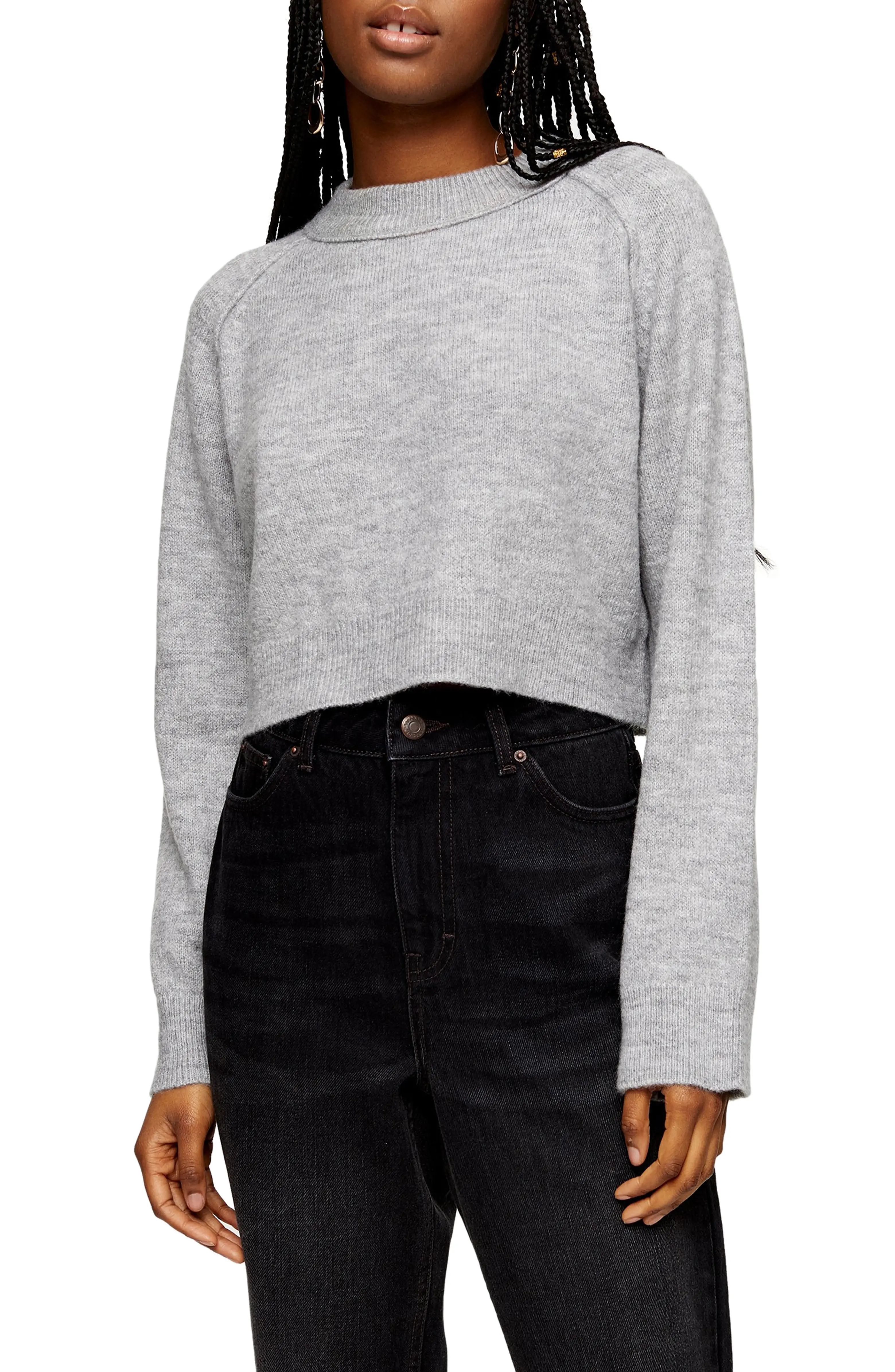 Raglan Sleeve Crop Sweater | Nordstrom