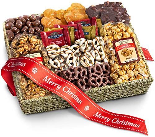 Amazon.com : Chocolate Caramel and Crunch Grand Gift Basket for Christmas, Holiday, Snack, Busine... | Amazon (US)