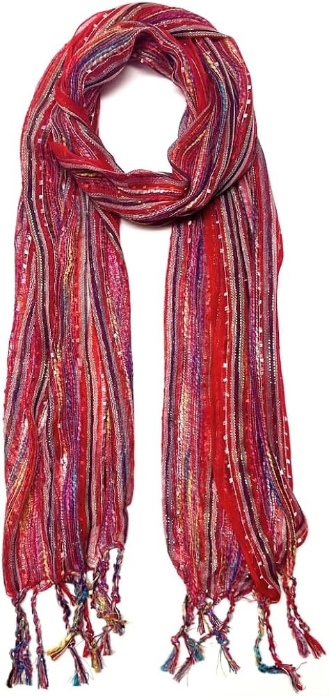Humble Hilo Multi-Colored Scarf/Shawl for Women Lightweight Head or Neck Scarf | Amazon (US)