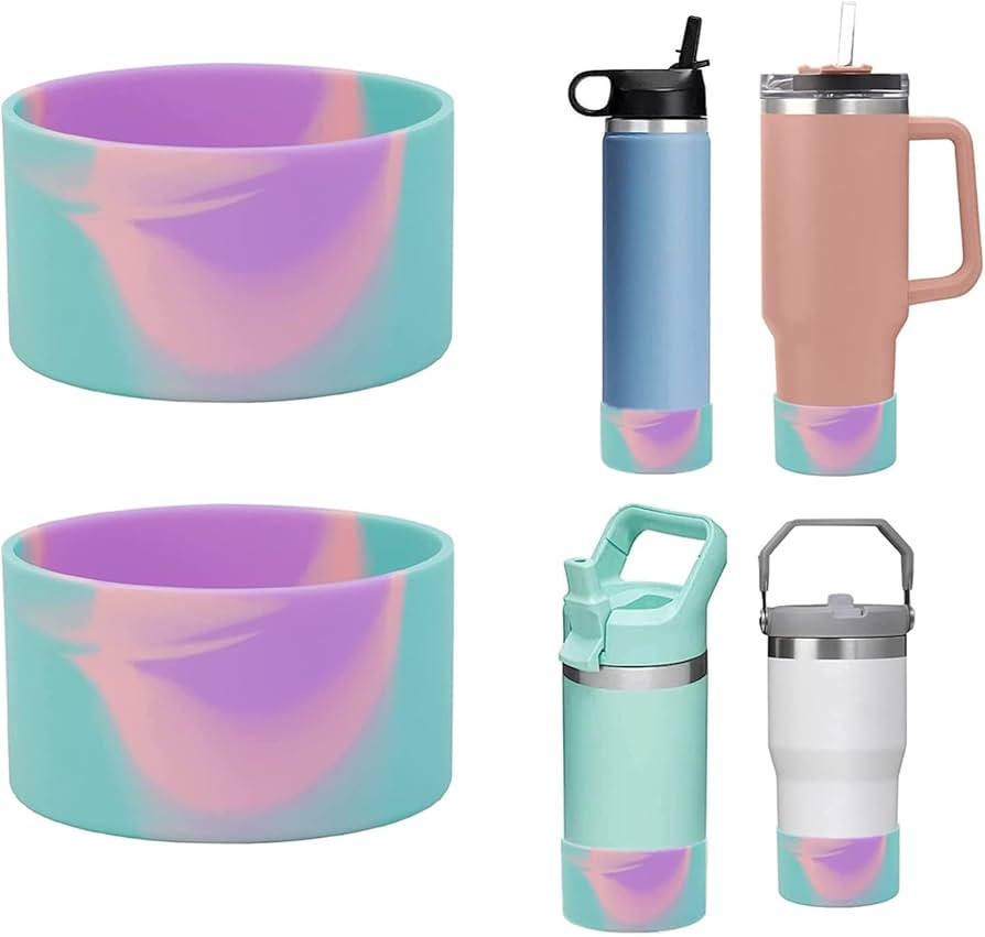 XSHNUO 2 Pcs Silicone Boot for Stanley Quencher Adventure H2.0 40oz & Stanley IceFlow 20oz 30oz, ... | Amazon (US)