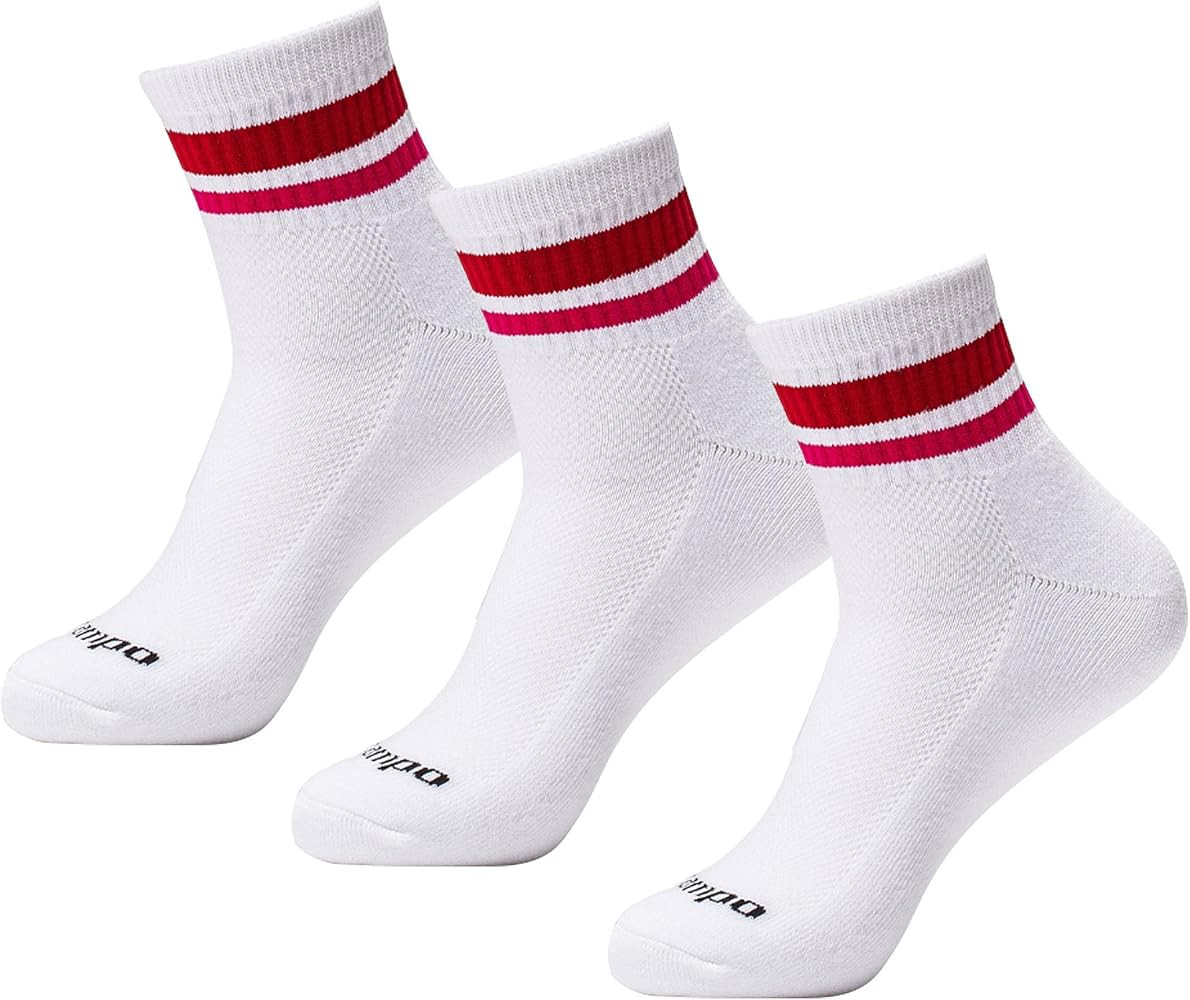 DEL CAMPO Performance Golf Socks – Premium Quarter-Height Socks with Bold Stripes, Cushioned & ... | Amazon (US)