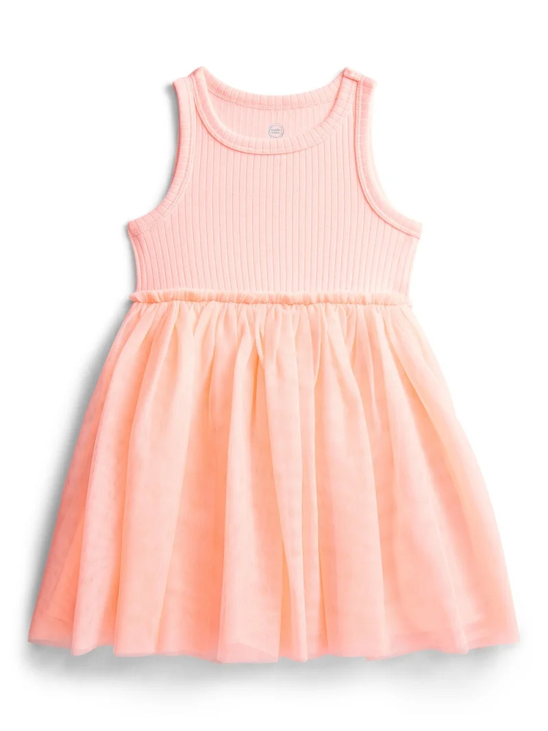 Wonder Nation Toddler Girls Tank Tutu Dress, Sizes 12M-5T | Walmart (US)