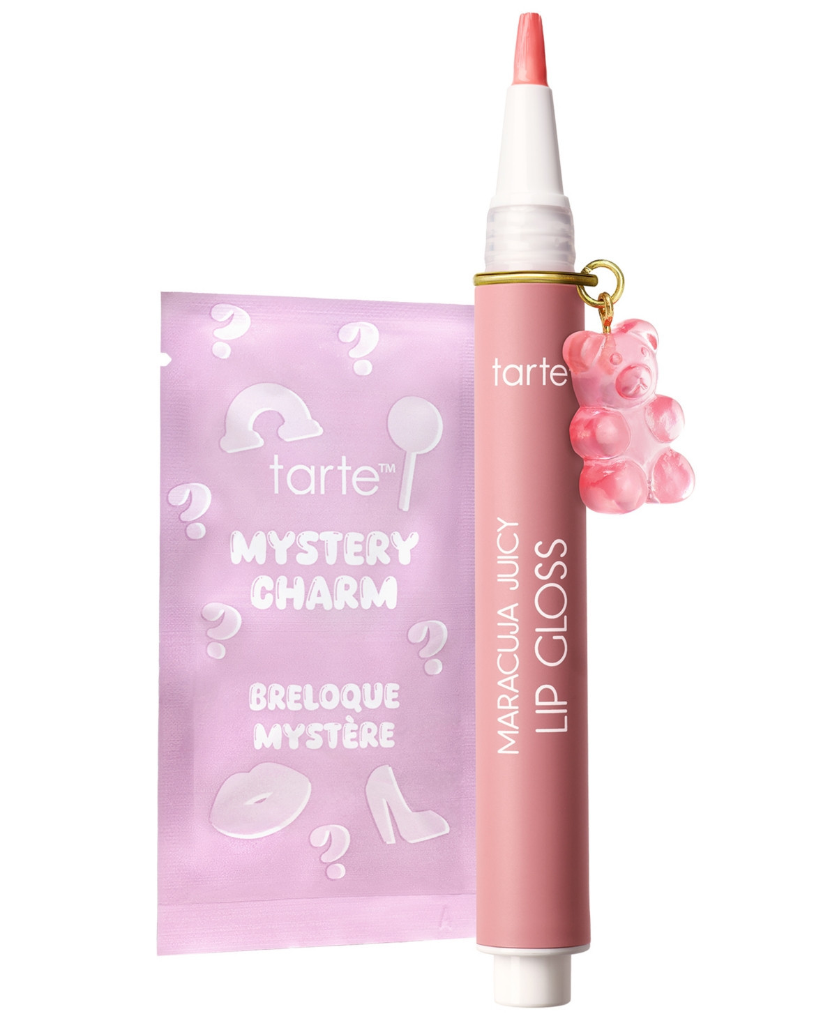 Tarte Limited-Edition Maracuja Juicy Lip Gloss with Charm, 0.1 oz. - Pink Lemonade | Macy's