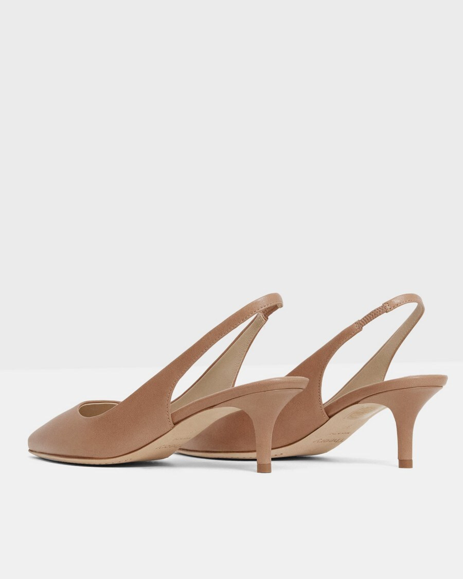 City Slingback in Leather | Theory