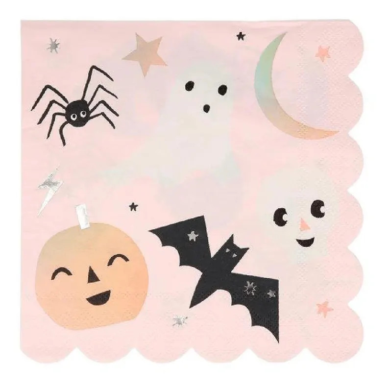 Pastel Halloween Large Napkins - Etsy | Etsy (US)