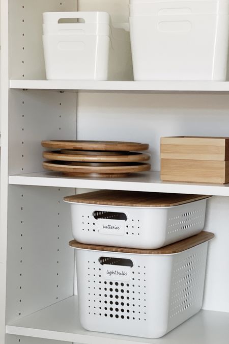 Simple storage solutions to get you organized. 
Home organization 
Pantry organization 

#LTKhome #LTKunder50 #LTKFind