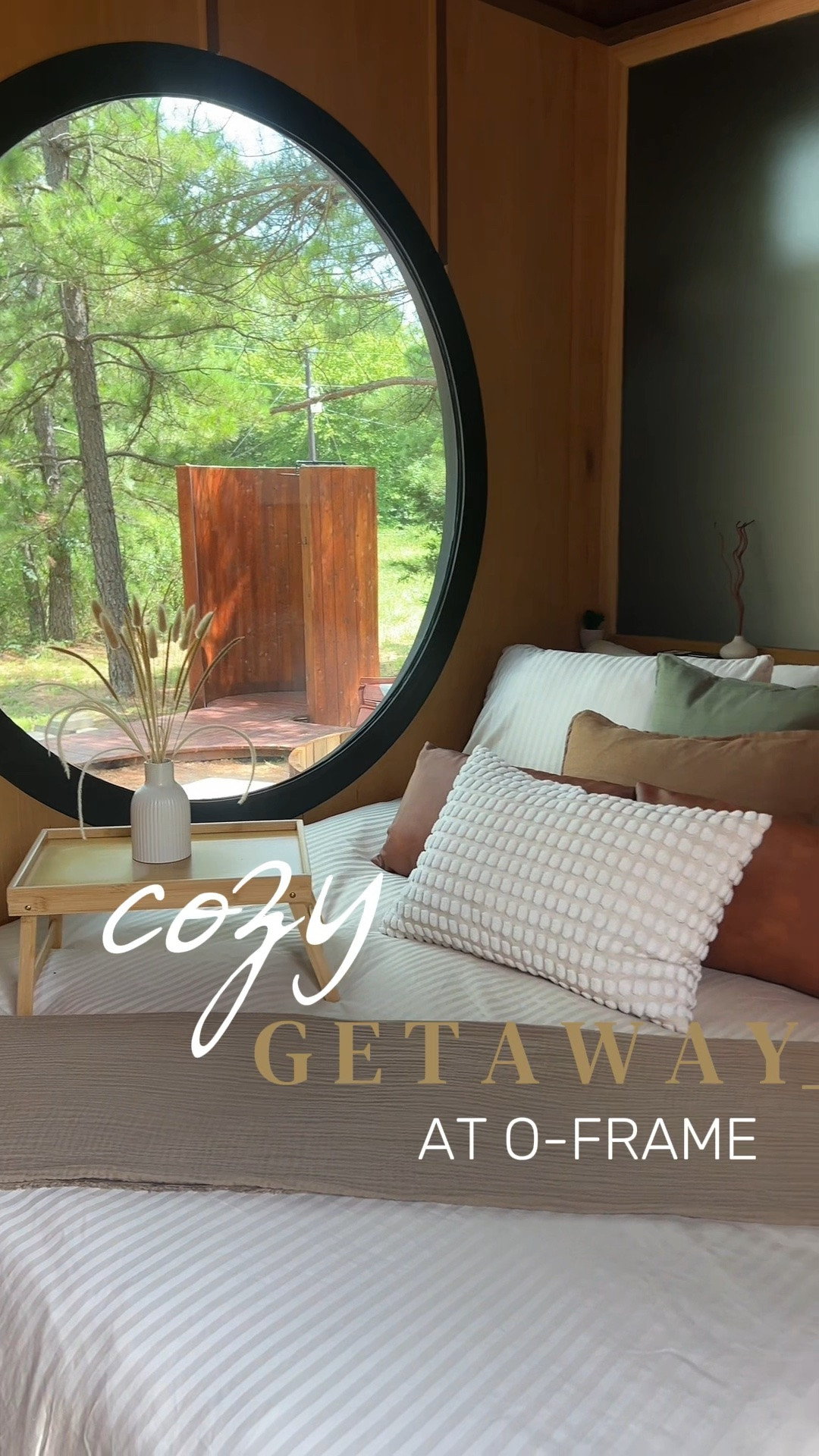 POV: you escape to the cutest O-frame retreat in Paris, Texas. 🌿✨

From slow mornings and an outdoor shower to cozy nights by the fire, this little getaway was exactly what I needed.

📍O-Frame Retreat — Peregrino Sol
📍Paris, Texas

Would you stay here?                                                                                                                 * O-Frame Retreat
* Paris Texas glamping
* Texas glamping
* Texas cabin
* O-frame cabin Texas
* Weekend getaway Texas
* Luxury glamping
* Cozy cabin
* Outdoor shower
* Texas travel
* Romantic getaway Texas
* Hidden gem                        #texastravel 
#travelcreator 
#weekendgetaway 
#CabinGetaway
#glamping

#LTKdayinmylife #LTKmorningroutine #LTKvlog