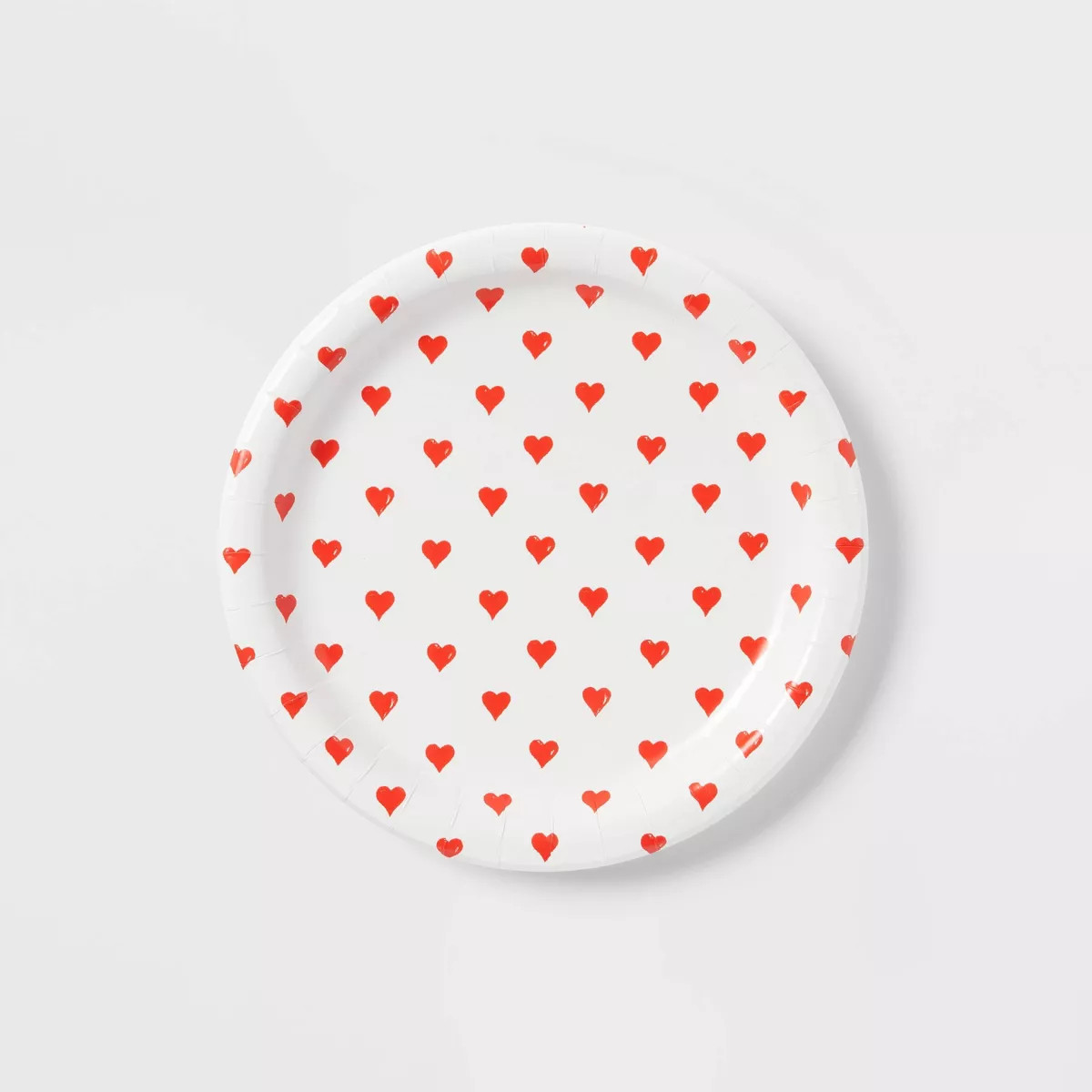 Valentine's Day 10ct Mini Hearts Dinner Plate - Spritz™ | Target