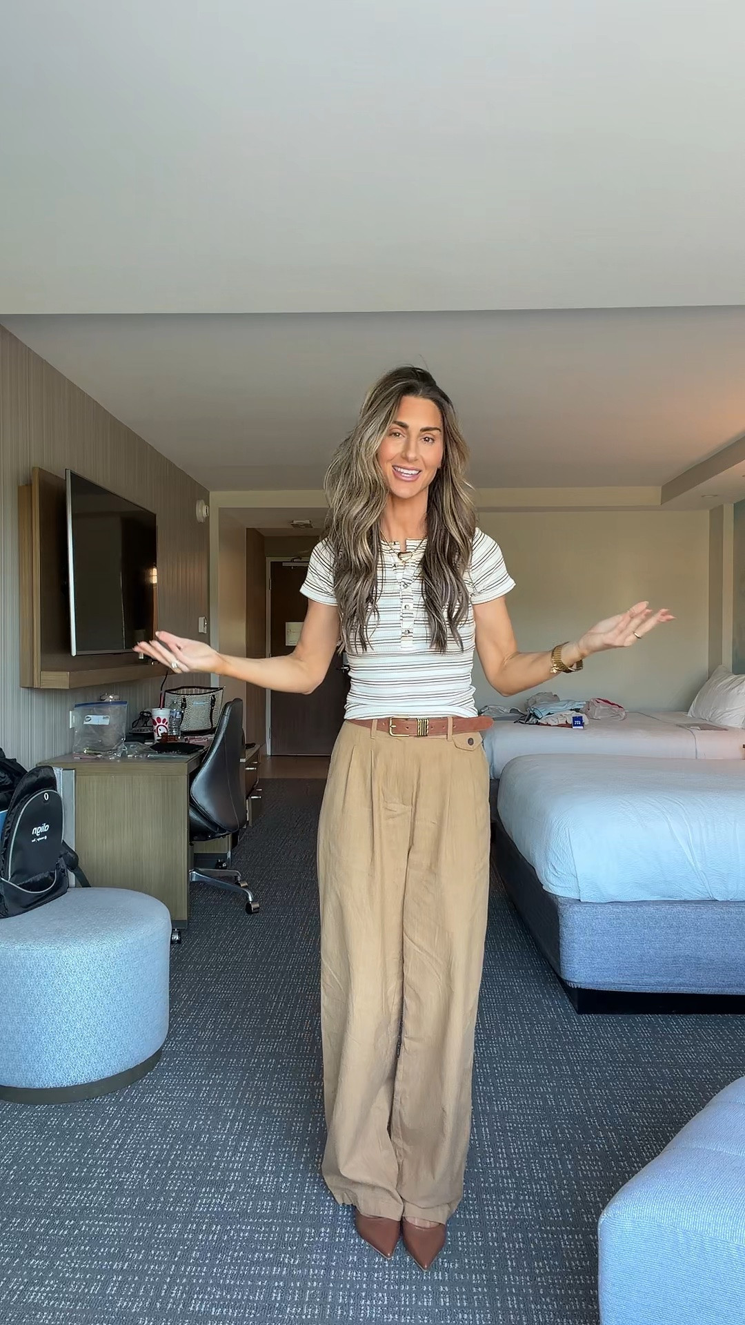 Everything is new at Target! Necklace, shirt, belt, and pants! Wearing an XS in top and bottom! #targetfinds

#LTKmomlife #LTKdayinmylife #LTKootd