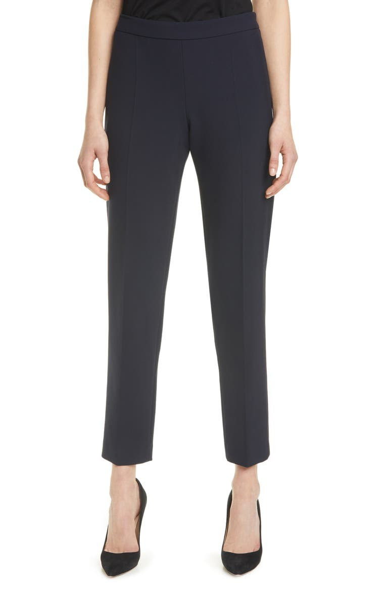 Tiluna Soft Stretch Side Zip Ponte Trousers | Nordstrom