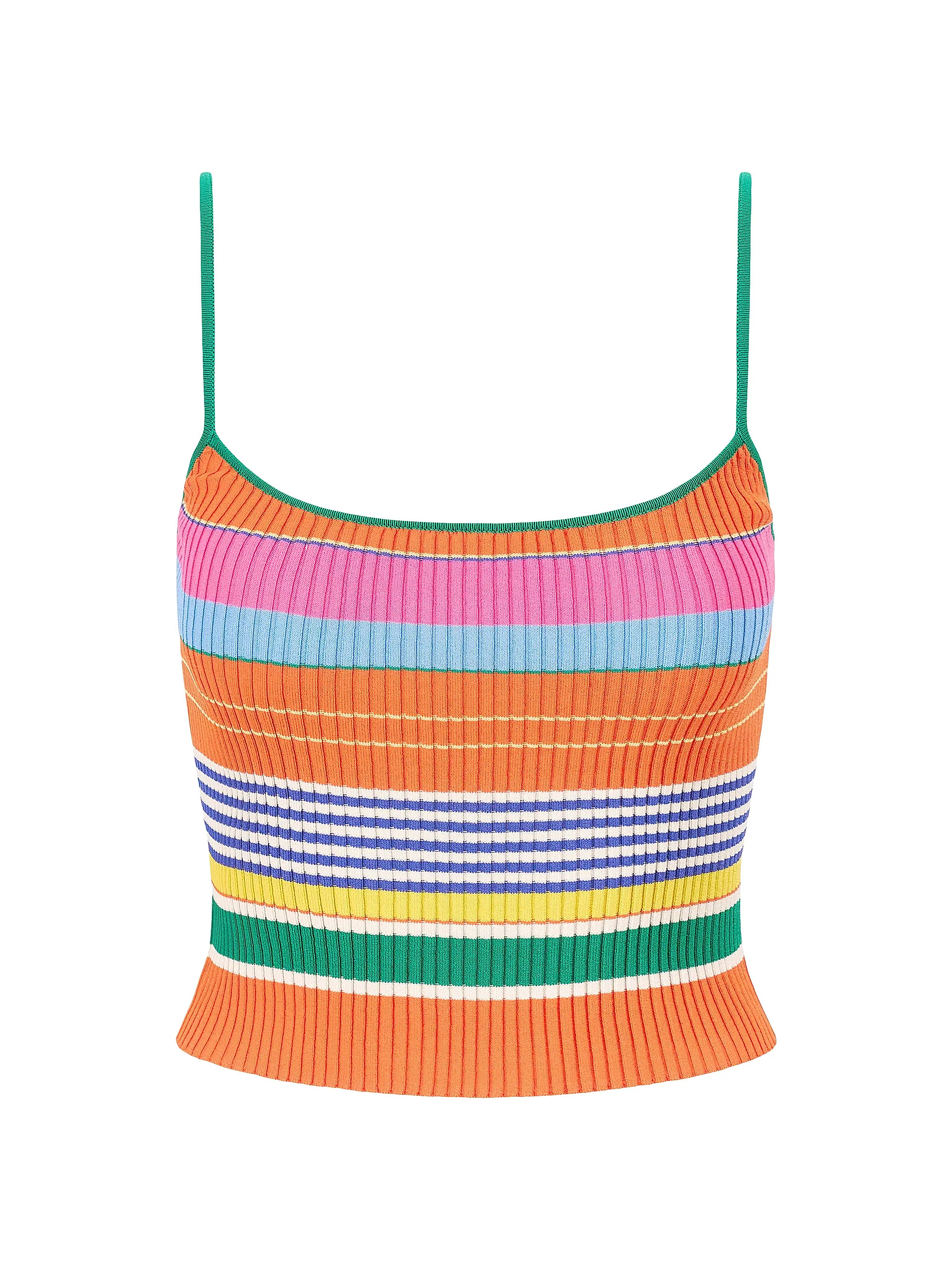 Soleil Striped Rib-Knit Top | Saks Fifth Avenue