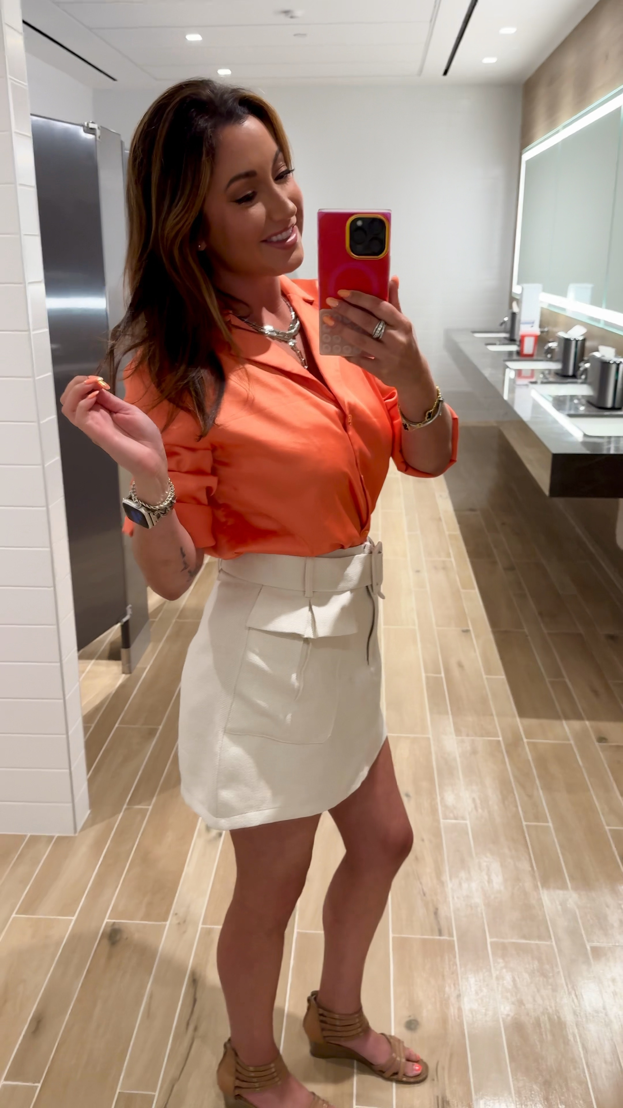 Everything linked ladies! 

How cute is this summer fit! The top is actually a staple VICI keeps on hand but they swap out colors every season for it. Right now it’s available in a STUNNINNNNGGG cobalt blue😍😍 (I have the blue also 😁)

I’m wearing a M in the skirt and a S in the top 😊😊

#LTKStyleTip #LTKWorkwear #LTKFindsUnder100