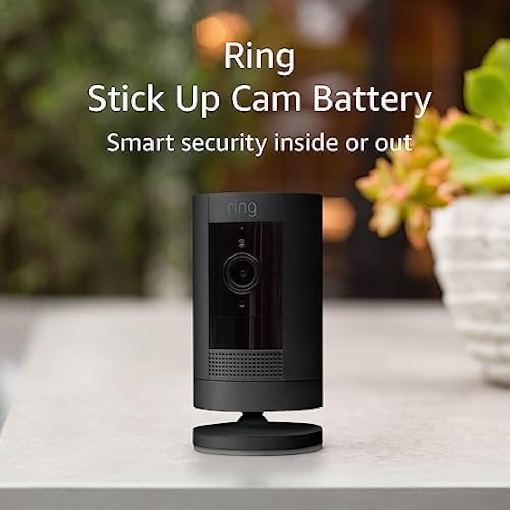 Ring Stick Up Cam Battery | Weather-Resistant Outdoor Camera, Live View, Color Night Vision, Two-... | Amazon (US)