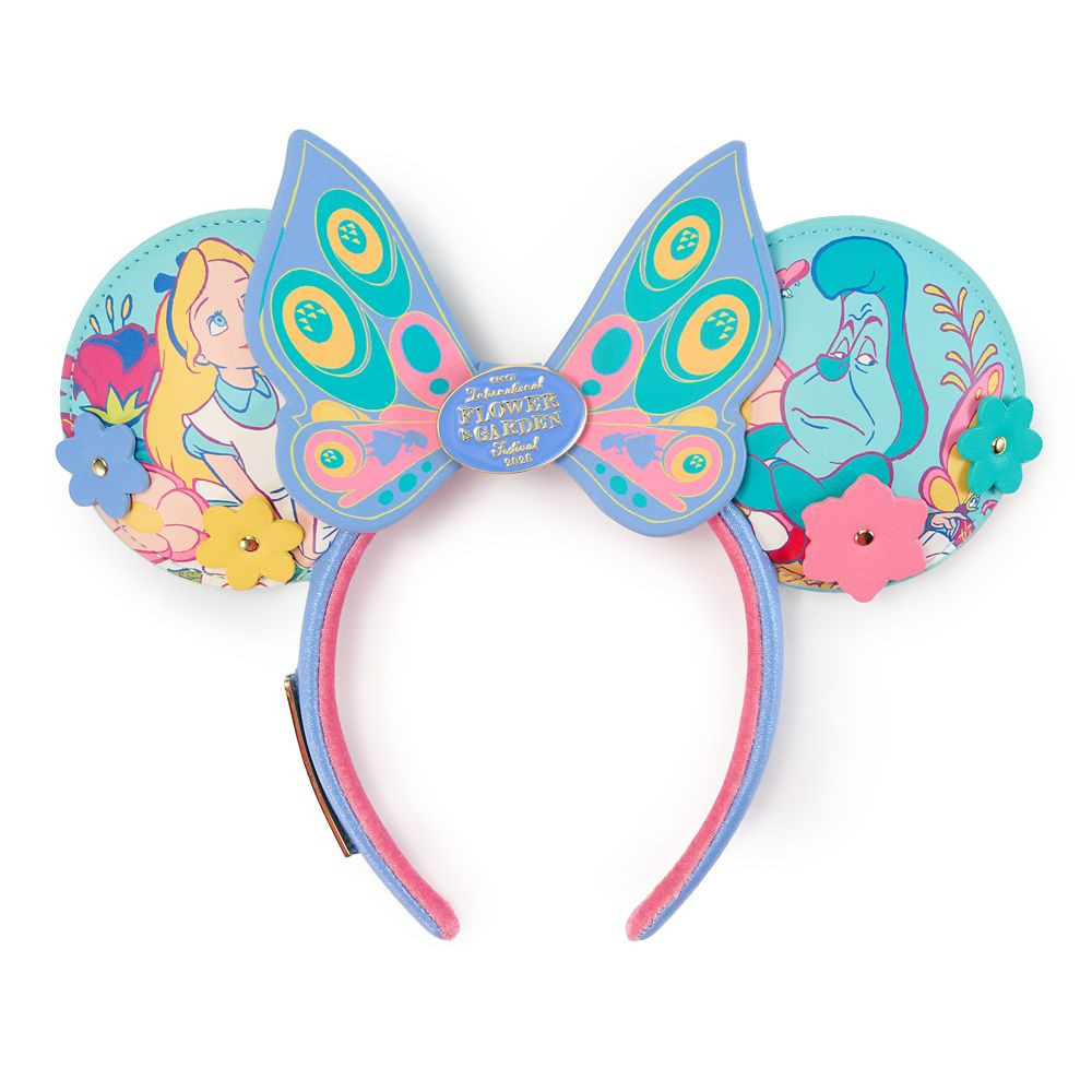 Alice in Wonderland Loungefly Ear Headband for Adults EPCOT International Flower & Garden Festival 2026 Official shopDisney | Disney Store