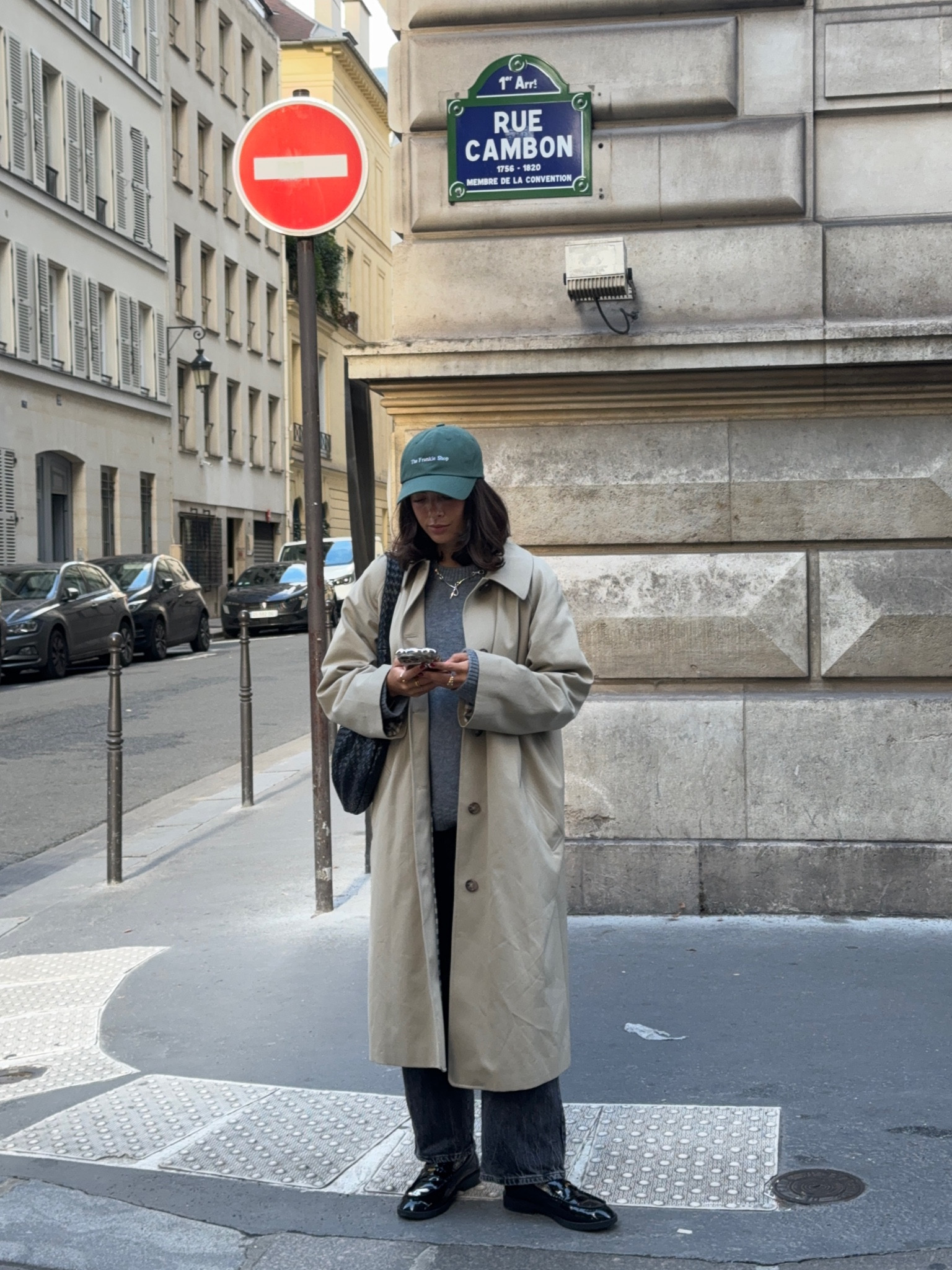 Paris 🤝 trench coats 

Sezane trench coat, Frankie shop, black jeans, penny loafers, grey knit, Anthropologie bag, autumn outfits

#LTKeurope #FashionMonth #LTKautumn