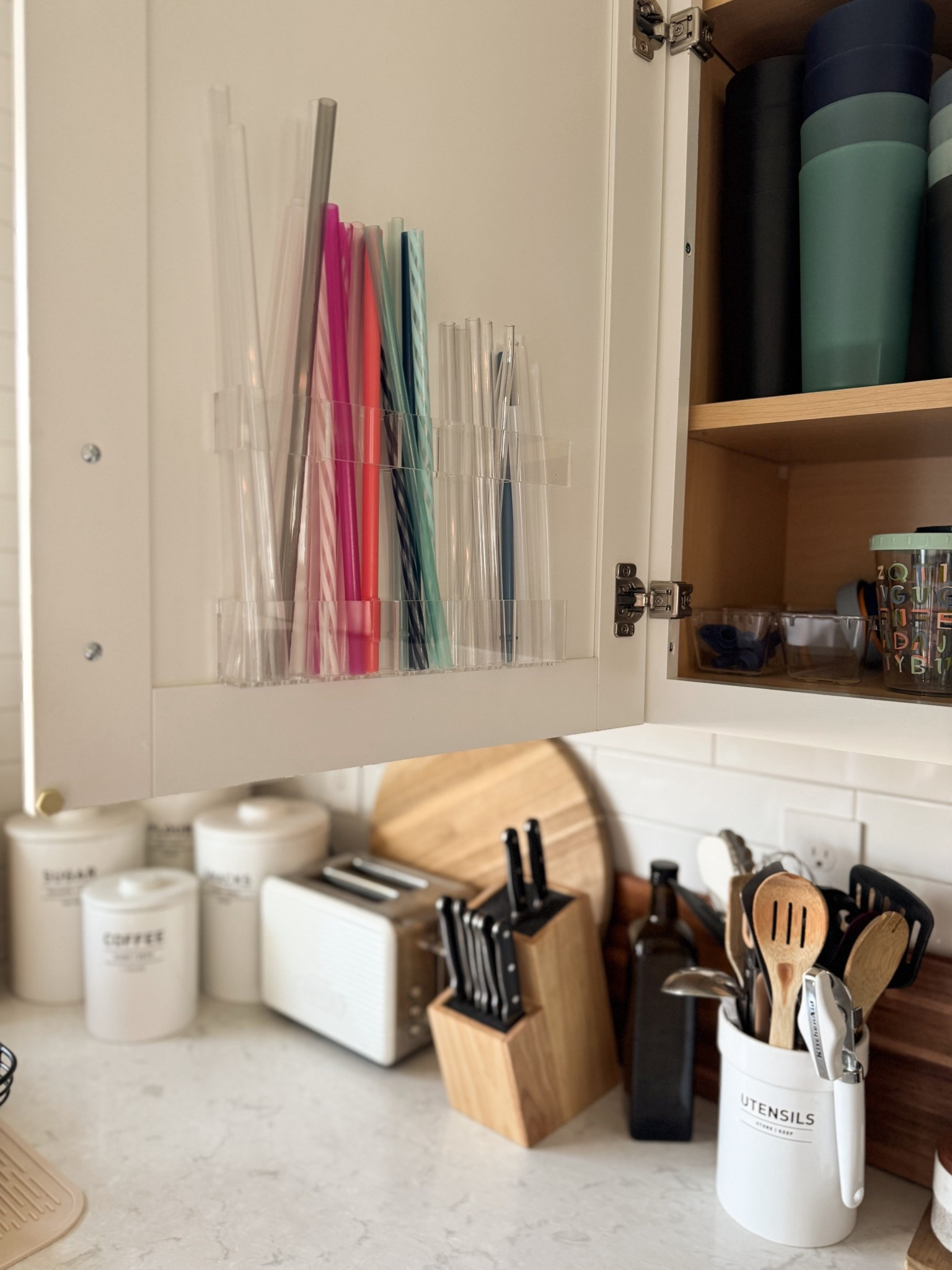 messy drawer of straws perfectly organized now thanks for this under $10 organizer! 

#LTKSaleAlert #LTKHome