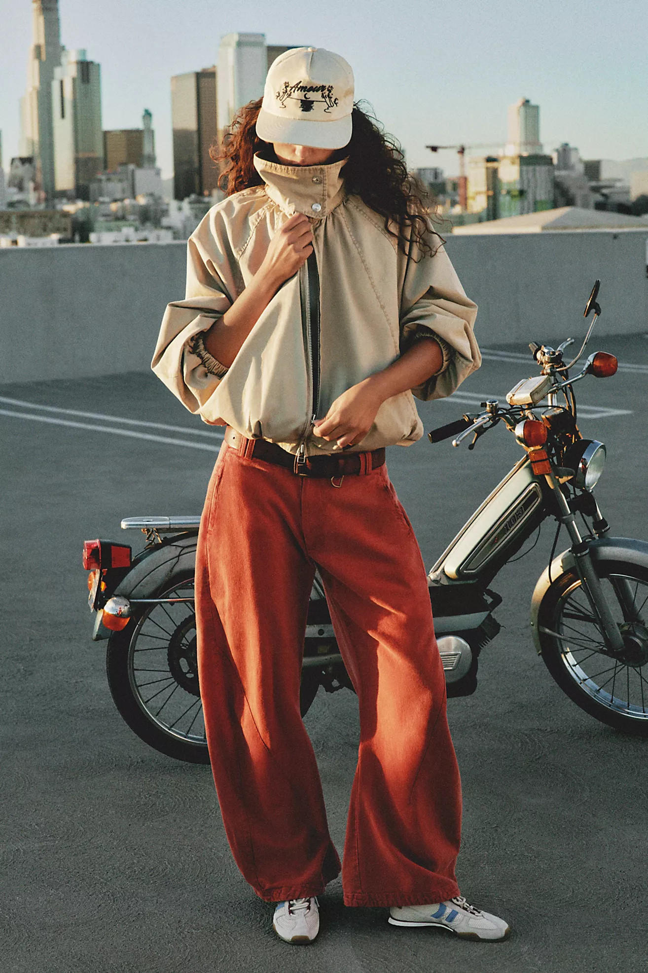 Spotlight Washed Barrel Chino Trousers | Free People (Global - UK&FR Excluded)