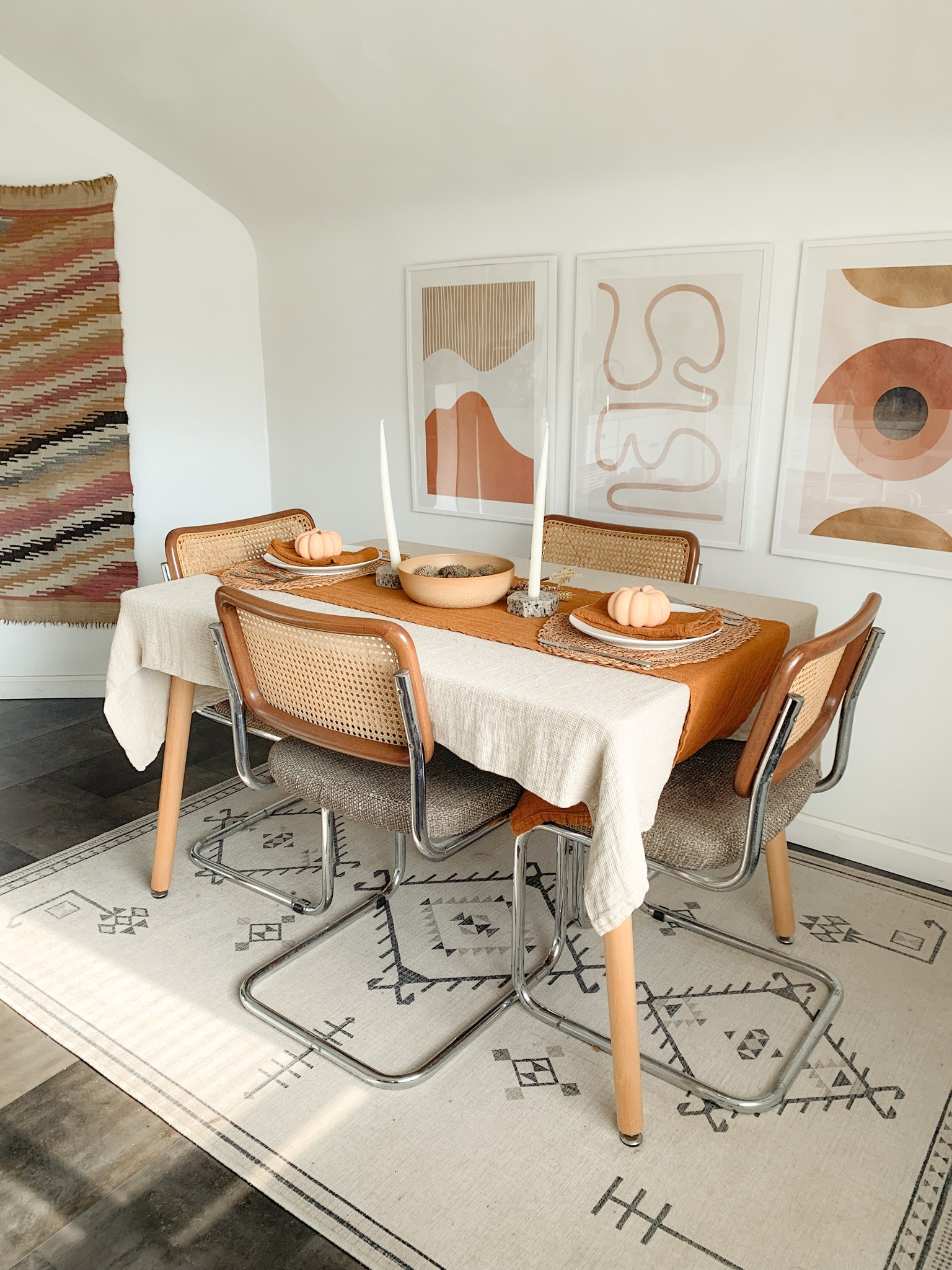 Boho Thanksgiving tablescape + dining room decor inspo! 🤎

#LTKhome #LTKHoliday #LTKSeasonal