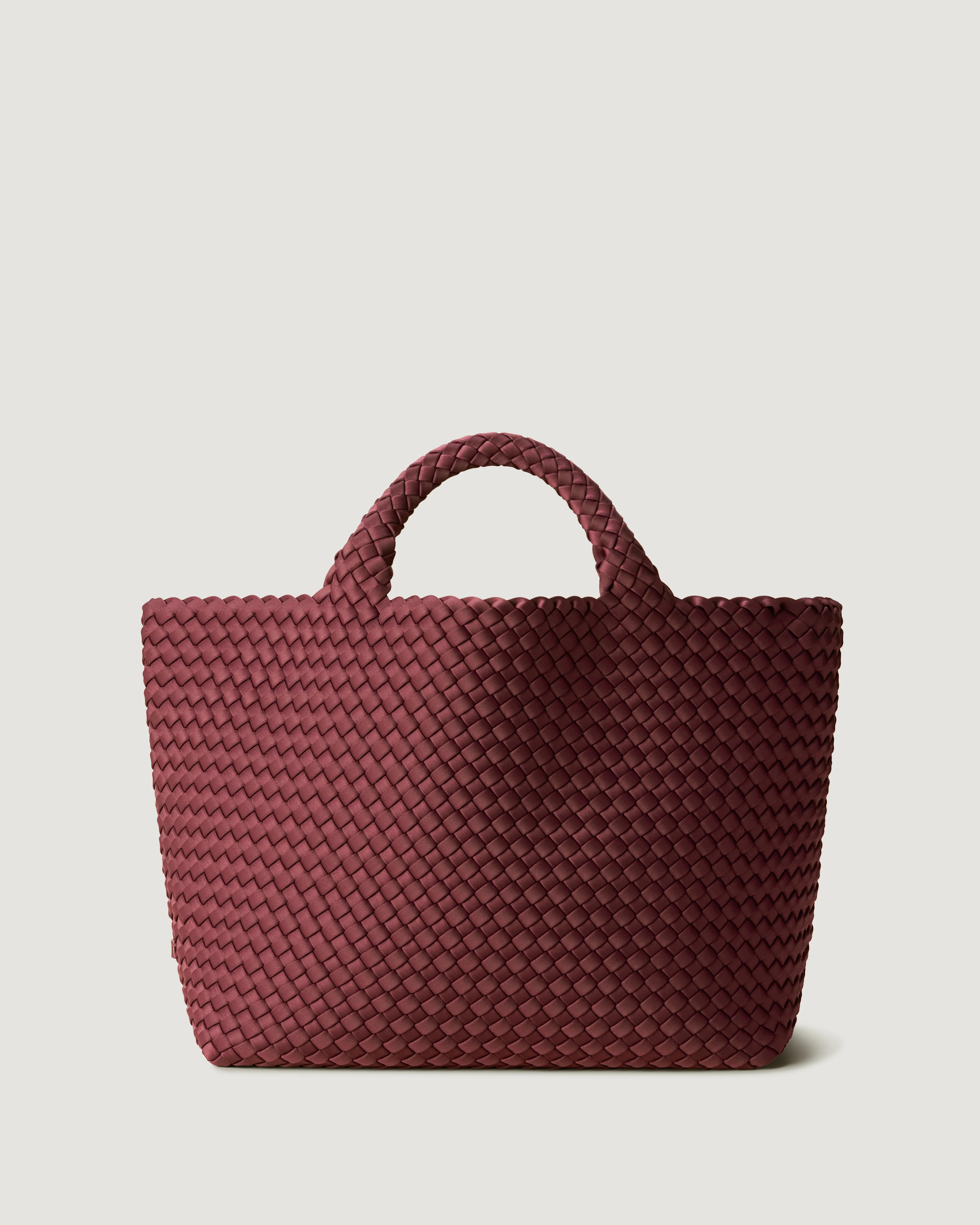 St. Barths Medium Tote | Bordeaux | NAGHEDI | Naghedi