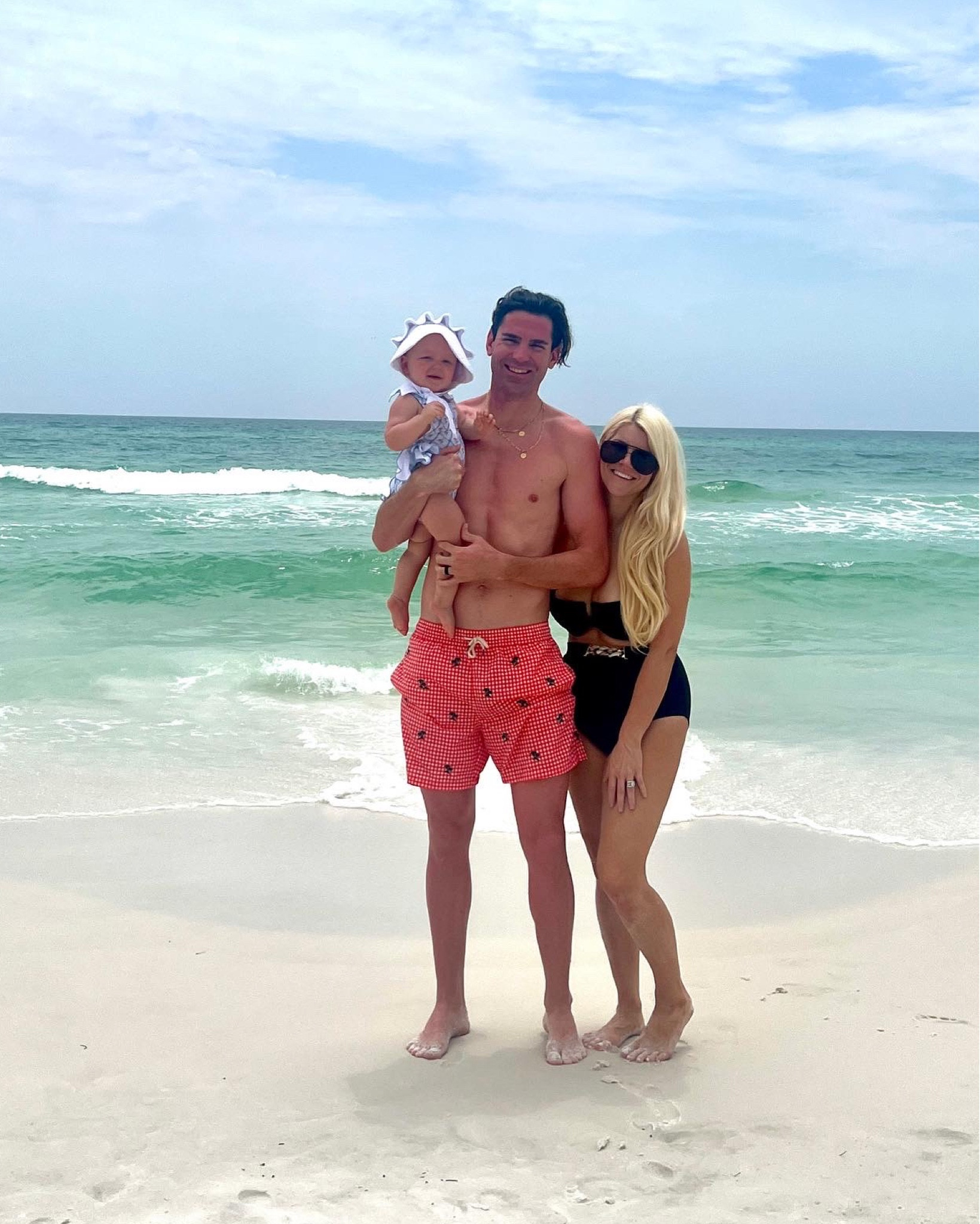 I’ll say it once and I’ll say it 1,000 more times. Zimmermann swimwear is everything honeyyyyyyy. It’s just the cutest. It’s not a thong bottom ya know? But if you want a thong bikini bottom get it girl — live that life — but that’s not my life trying to chase a one year old on the beach ya know. I’m just trying to be a cute, chic mom in cute, chic swimwear and Zimmermann swimwear is the answer. If you like a high waisted bikini — they have it. Not a high waisted, they have that as well and the one pieces— I didn’t even know they could make them that cute. Ok, I’ll stop but you get my point. The swimwear is GOOD.  