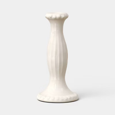 Beaded Ceramic Taper Candle Holder - Threshold™ | Target