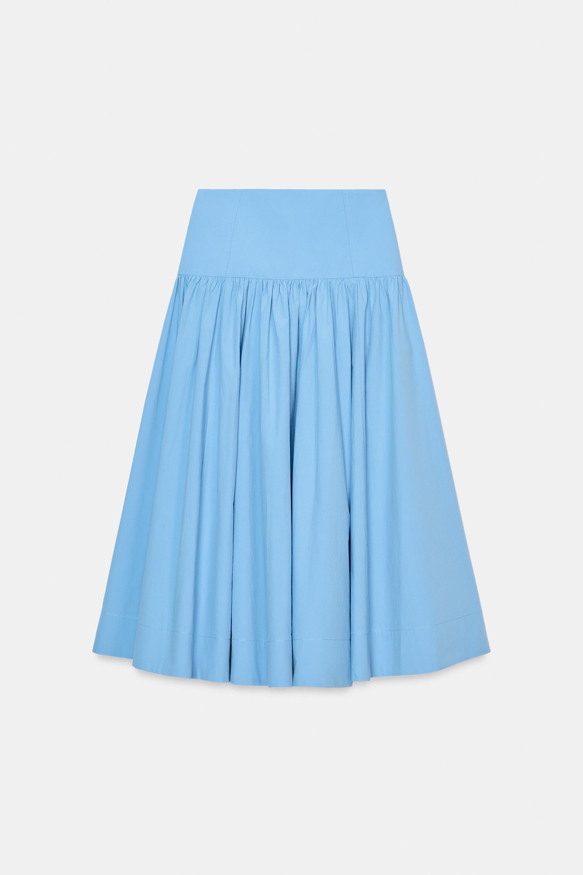 VOLUME MIDI SKIRT | Zara US