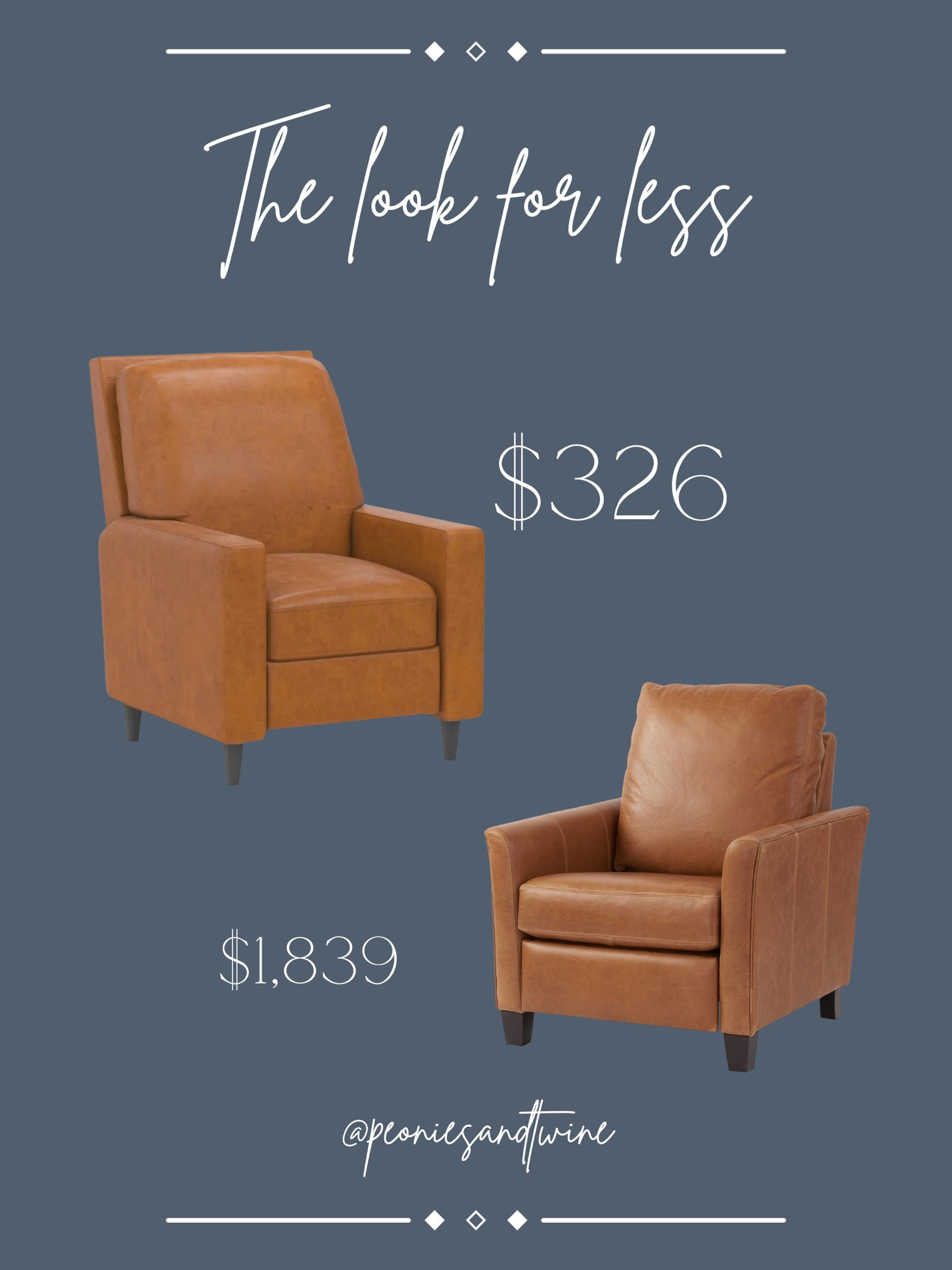 The look for less
recliner chair faux leather Ballard designs novogratz modern farmhouse decor 

#LTKstyletip #LTKsalealert #LTKSale