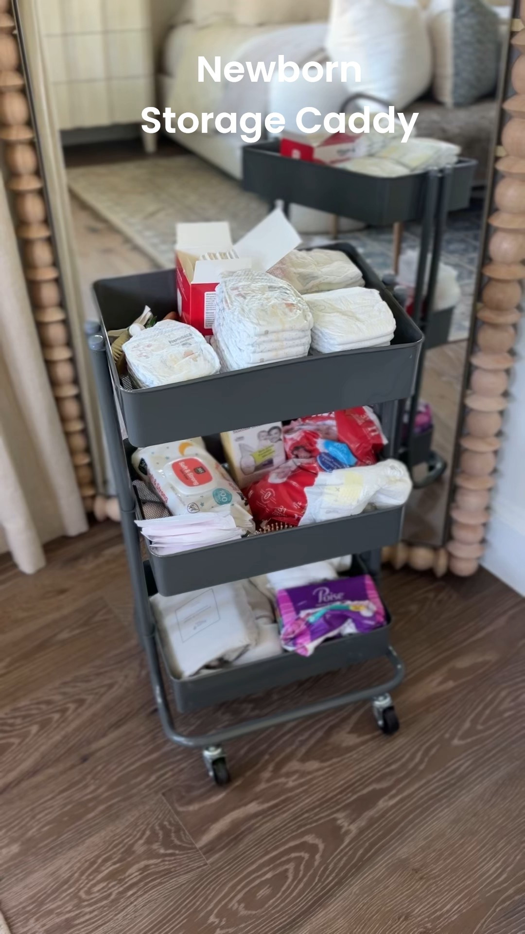 Newborn storage caddy.

#LTKFamily #LTKBaby #LTKBump