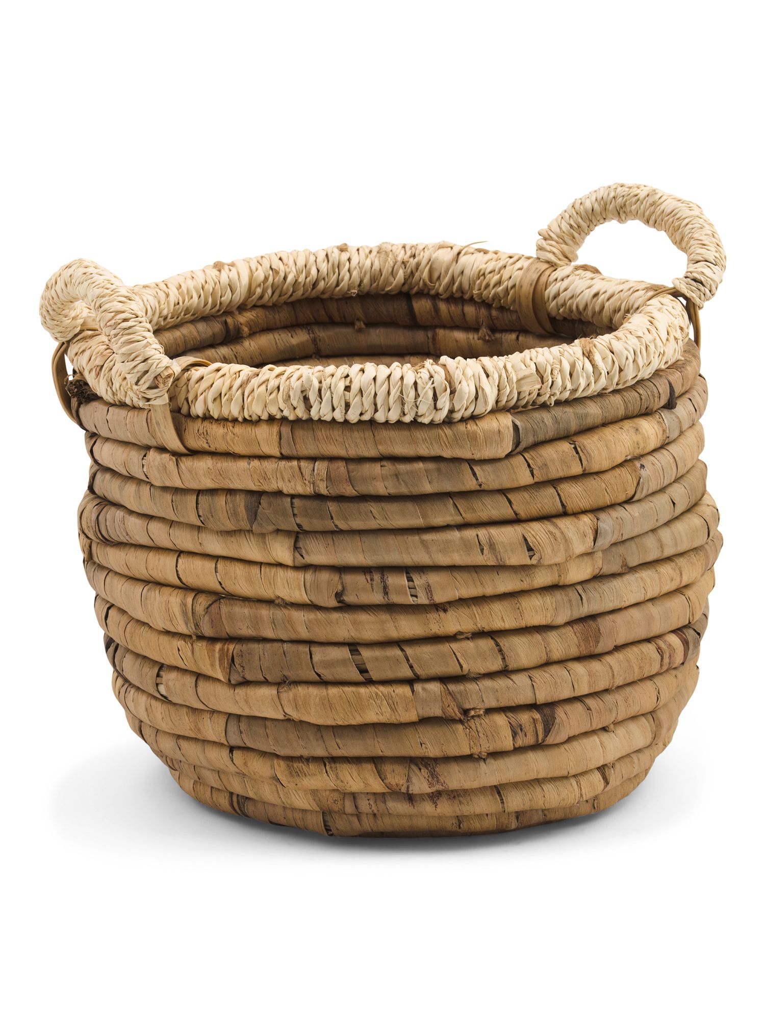 Extra Small Palm Leaf Rim Basket With Handles | Office & Storage | Marshalls | Marshalls